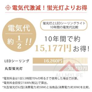 シーリングライト LED 調光 調色 6畳 8...の詳細画像5