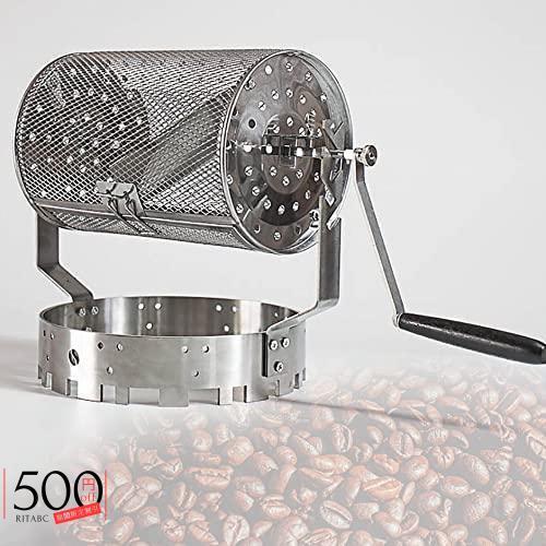 豆焙煎機 豆のベーキングメーカー エスプレッソ焙煎機 ステンレス鋼製コーヒーロースター 家庭用コーヒ...