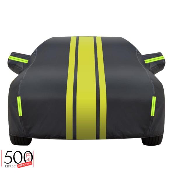 車 の カバーダッジチャレンジャーSrtヘルキャットレッドアイ2021全天候型保護と互換性のある防水...