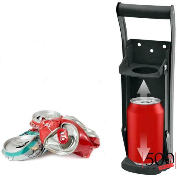 空き缶つぶし器 ペットボトルつぶし機 ストッパー付き 500ml 缶破砕機 空き缶つぶし器 缶クラッ...