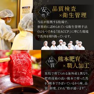 馬刺し 国産 熊本 プレミアム 堪能 セット ...の詳細画像5