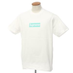 未使用 シュプリーム Supreme Tiffany & Co. Box Logo Tee 2021年秋冬 コットン クルーネック Tシャツ ホワイト M｜ritagliolibro