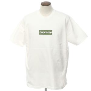 未使用 シュプリーム Supreme 2021年秋冬 Berlinオープン記念限定 ボックスロゴ Tシャツ ホワイト×オリーブ XL｜ritagliolibro