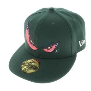 未使用 シュプリーム Supreme 2021年秋冬 Eyes New Era ポリエステル ベースボールキャップ グリーン 7 1/4｜ritagliolibro