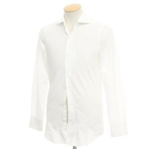 フィナモレ Finamore ワイドカラー ワイドカラー ドレスシャツ ホワイト 37｜ritagliolibro