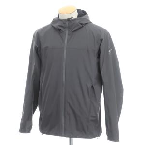 【中古】アークテリクス ARC'TERYX SOLANO HOODY ソラノフーディー GORE WINDSTOPPER マウンテンパーカー ダークグレー【サイズS】｜ritagliolibro