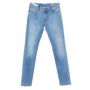 【新品アウトレット】ピーティートリノ デニム PT TORINO DENIM SWING 加工 ストレッチデニムパンツ ジーンズ ブルー【サイズ30】[APD]｜ritagliolibro