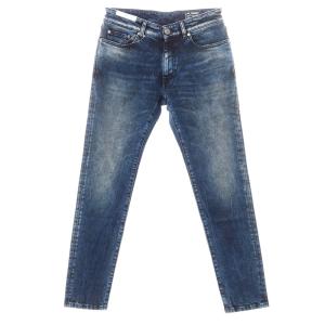 【新品】ピーティートリノ デニム PT TORINO DENIM ROCK 製品加工 ストレッチ デニムパンツ ジーンズ ネイビー【サイズ32】[DPD]｜ritagliolibro