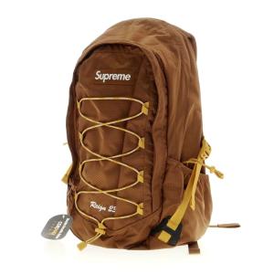 【未使用】シュプリーム Supreme 2022年春夏 Backpack ナイロン バックパック・リュック ブラウン【W24xH46xD19】｜ritagliolibro