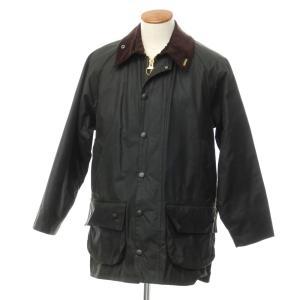 【中古】バーブァー バブアー Barbour オイルドコットン ハンティングジャケット ダークグリーン【サイズ38】｜ritagliolibro