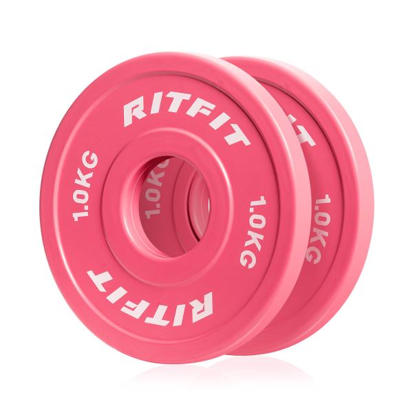 RITFIT ラバープレート バンパープレート フルラバーコーティング バーベルダンベルプレート ウ...