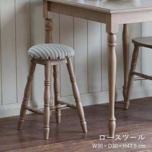 スツール 木製 丸 丸椅子 おしゃれ 背もたれなし 丸型 ダイニングスツール キッチンスツール アンティーク風｜ritmato