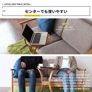 サイドテーブル おしゃれ 木製 丸 ナイトテー...の詳細画像5