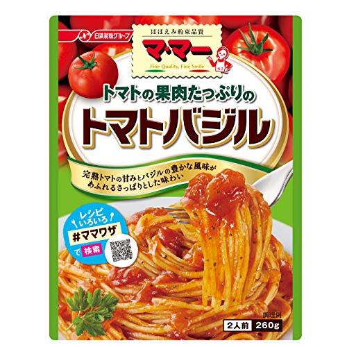 マ・マー トマトの果肉たっぷりのトマトバジル 260g×6袋