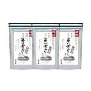 久原本家 減塩 茅乃舎だし 8g×27袋入 3個パック 焼あご入り だしパック 出汁 博多 和風だし 国産原料使用 化学調味料・保存料 無添加｜ritsumushop