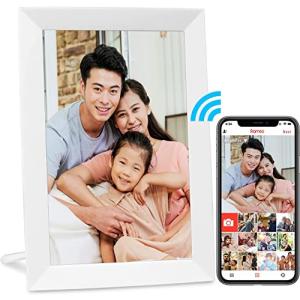 AEEZO デジタルフォトフレーム WiFi対応 10.1インチ 16GB内蔵 1280*800解像度 タッチパネル IPS広視野角 写真/動画/USBメモリ対応/壁に取り付け可能/｜ritsumushop