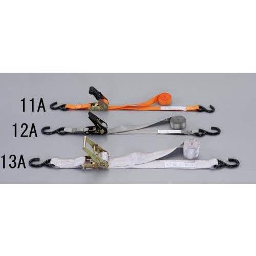 225kg/50mmx4.15mベルト荷締機(ラチェット式/灰) EA982BB-13A