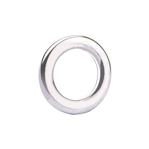 Spotlip 50pcs高強度ソリッドリングキット1#2#3#4#5#6#釣りルアーコネクタリング...