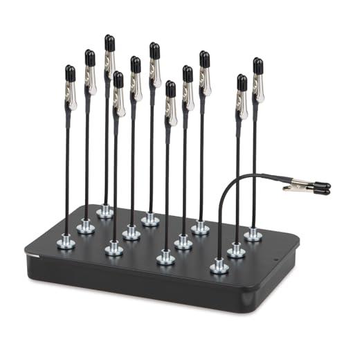 AKEIE ペインティングスタンド 塗装ベース 塗装棒 12本入 手持ち手棒 マグネット式 曲げ可能...