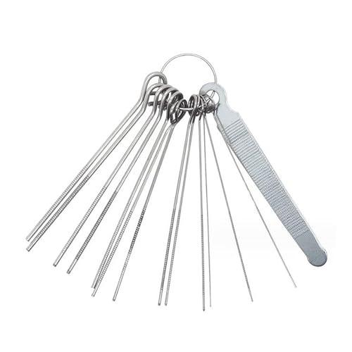 GOODCHI ギター用 ナットファイル 高品質スチール製 メンテナンス用品 ギター 弦溝 研磨 ツ...