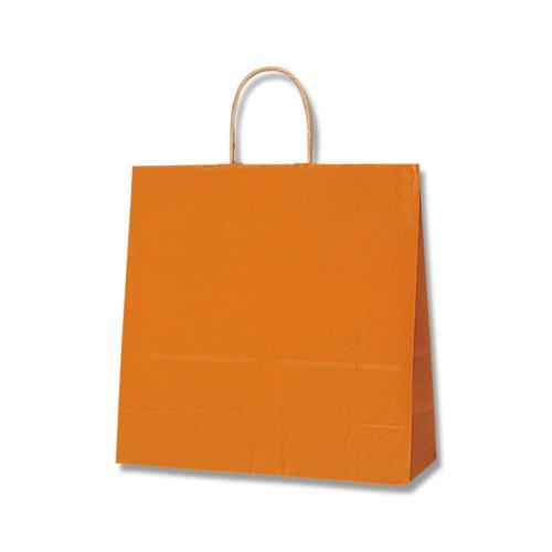 シモジマ ヘイコー 手提 紙袋 25CB 3才 未晒 クラフト オレンジ 32x11.5x31cm ...