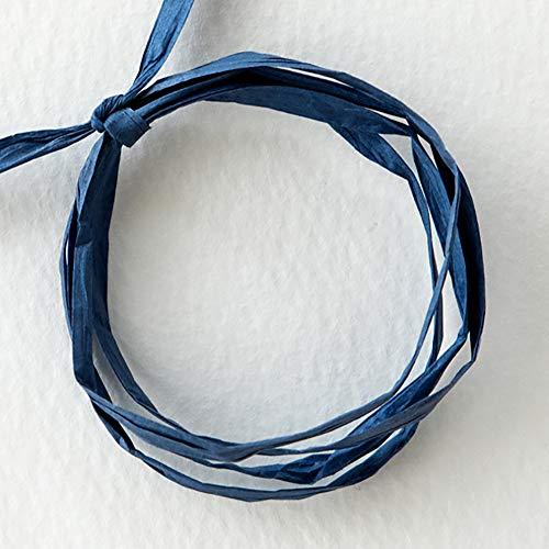 ヘッズ ペーパー ラフィア リボン 5mm幅*50m巻 濃紺 HEADS PR-DB