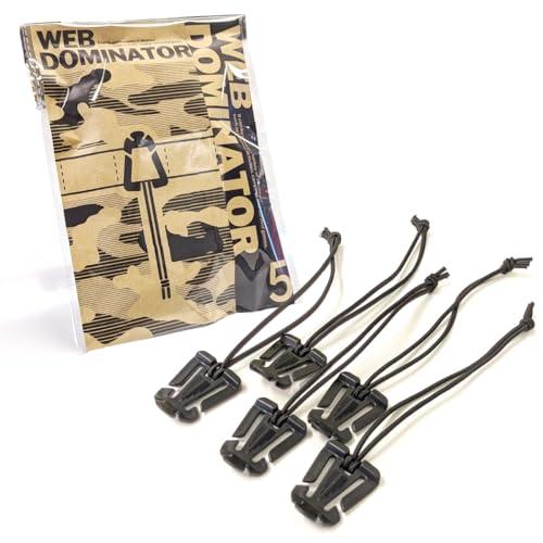 [cocomauve] ウェブドミネーター 5個 バックルクリップ リュック アウトドア リュック紐...