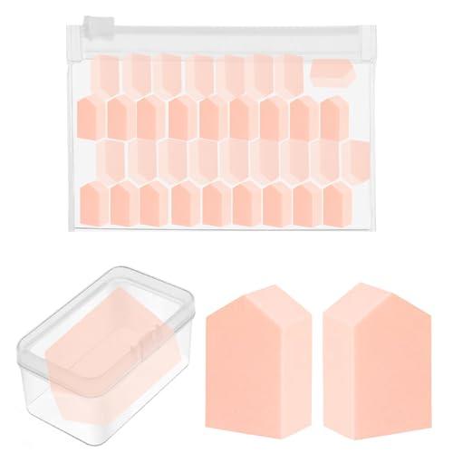 YOYOSOFT スポンジ メイク 使い捨てスポンジ ファンデーション 大容量35個入 ハウス型 水...