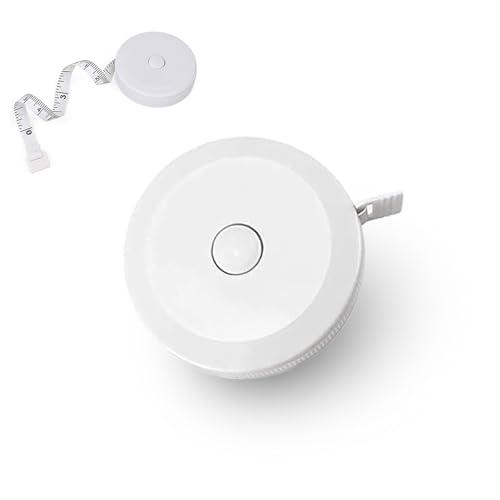 LeTradeJP メジャー 巻き尺 2.0m 裁縫 洋裁 定規 バスト ウエスト 測定 両面目盛 ...