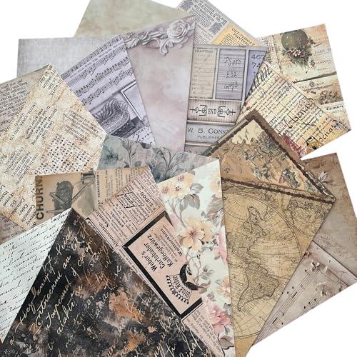 TOHYAN A4 両面デザインペーパー アンティークレトロ柄 上質紙90 デザぺ 包装紙 10種類...