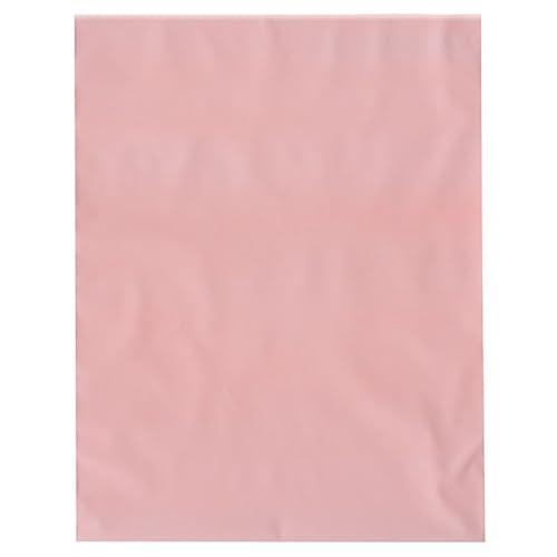 ヘッズ テープ付き宅配袋 26*33.5*5(テープ部)cm グレイッシュピンク 50枚 宅配バッグ...