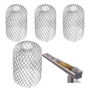 S.fields.inc 雨どいネット 雨どいゴミカバー 落ち葉よけ 枯葉用ネット 雨樋フィルター 屋根 4個セット｜RITTER