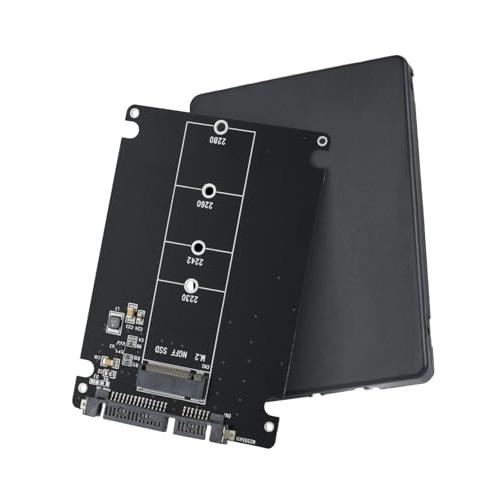 ELUTENG M.2 NGFF to SATA 3.0 変換 6Gbps 変換アダプター 外付きケ...