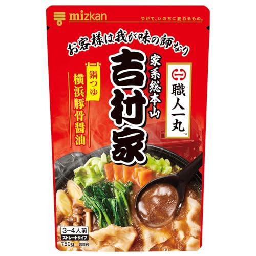 ミツカン 家系総本山吉村家監修 横浜豚骨醤油 鍋つゆ 鍋の素 ラーメンスープ 750g*3個
