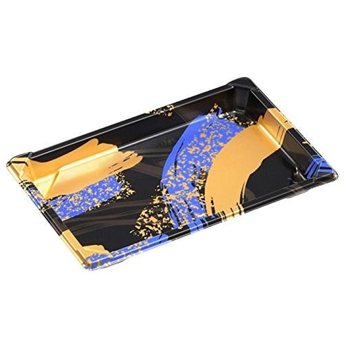 中央化学 日本製 使い捨て容器 CF寿司容器L 1.5 光琳BK 身 50枚入サイズ:約21.4*1...