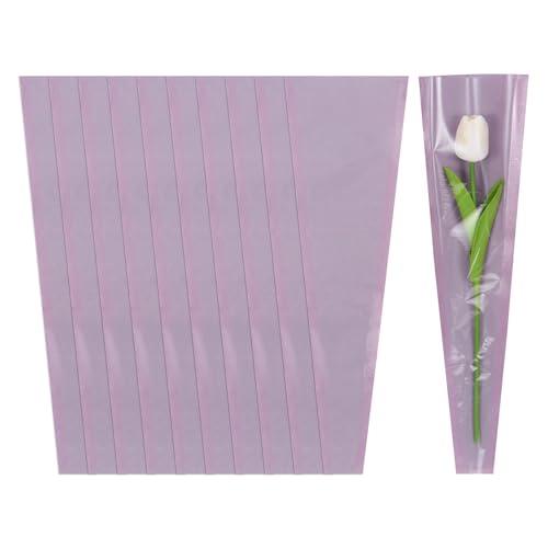 M METERXITY 50パックの花束用フラワーバッグ 誕生日/結婚式/卒業式用のクラフトフラワー...