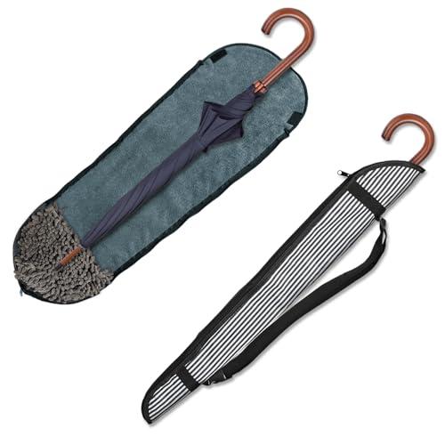 LEISURE CLUB 傘カバー 長傘用 傘袋 85cm 超吸水 全面 マイクロファイバー 長傘専...