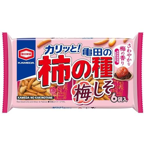 亀田製菓 亀田の柿の種梅しそ6袋詰 164g*12袋
