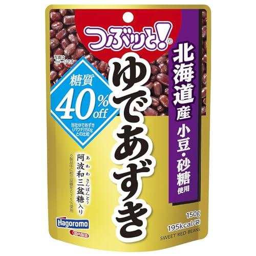 はごろも つぶッと ゆであずき 糖質オフ パウチ (4692)150g *6個