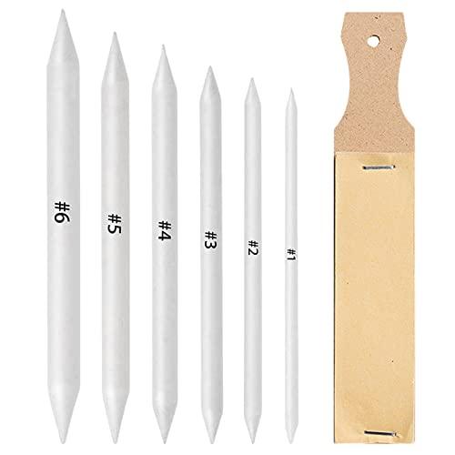 LIANHATA 擦筆 さっぴつ 7個セット 6サイズ ＃1＃2＃3＃4＃5＃6 両頭タイプ 描画ツ...