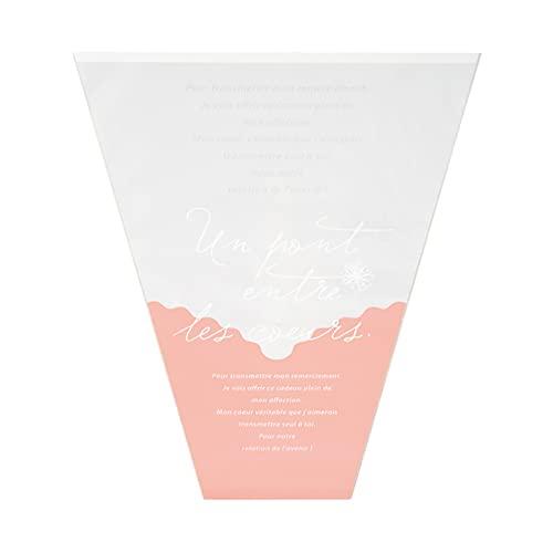 ヘッズ 日本製 苗用カバー 44*48*8cm M シルキーピンク 50枚 ギフトOPPバッグ 花 ...