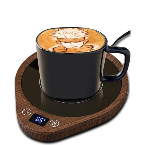 飲み物がずっとアツアツ  カップウォーマー 保温コースター コーヒーウォーマー 3段階温度設定 切タ...