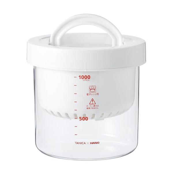 水切りヨーグルト 水切りバスケットSG ガラス容器  ヨーグルティアS ヨーグルトメーカー 専用