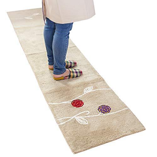 オカ(OKA) エトフ キッチンマット 約50*240cm (ベージュ)