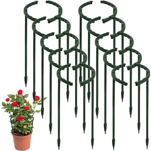 Hitchlike 植物支柱 20本組セット 花ささえ スライド支柱 花 ガーデニング用 つる性植物...
