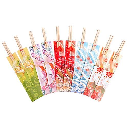 酒井産業 国産ひのき祝い箸・友禅揃いことほぎ(10膳) ひのき 割箸 約長24cm こどもの日 お花...