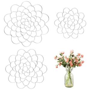生け花ツール フラワーアレンジメント 3個セット 多穴 高耐久 使いやすい 花 アレンジ 補助具 花カエルホルダー 固定グリッド フラワーカバー ブーケ 茎 植物 固