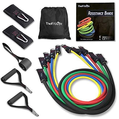 TheFitLife トレーニングチューブ チューブ トレーニング 筋トレチューブ