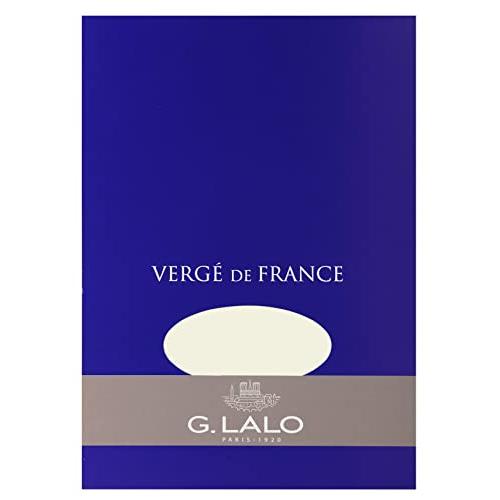 G.Lalo ヴェルジェ・ド・フランス 便箋 A5 50枚入り 紙重量 100g/* ホワイト gl...