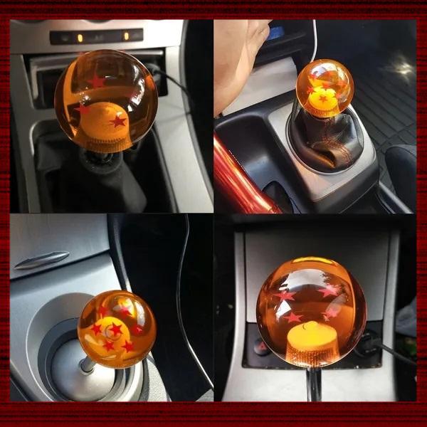 【カスタムギア★シフトノブ】ボール　スター　アクリル　54ｍｍ　ギアシフター　シフトレバー　ドレスア...